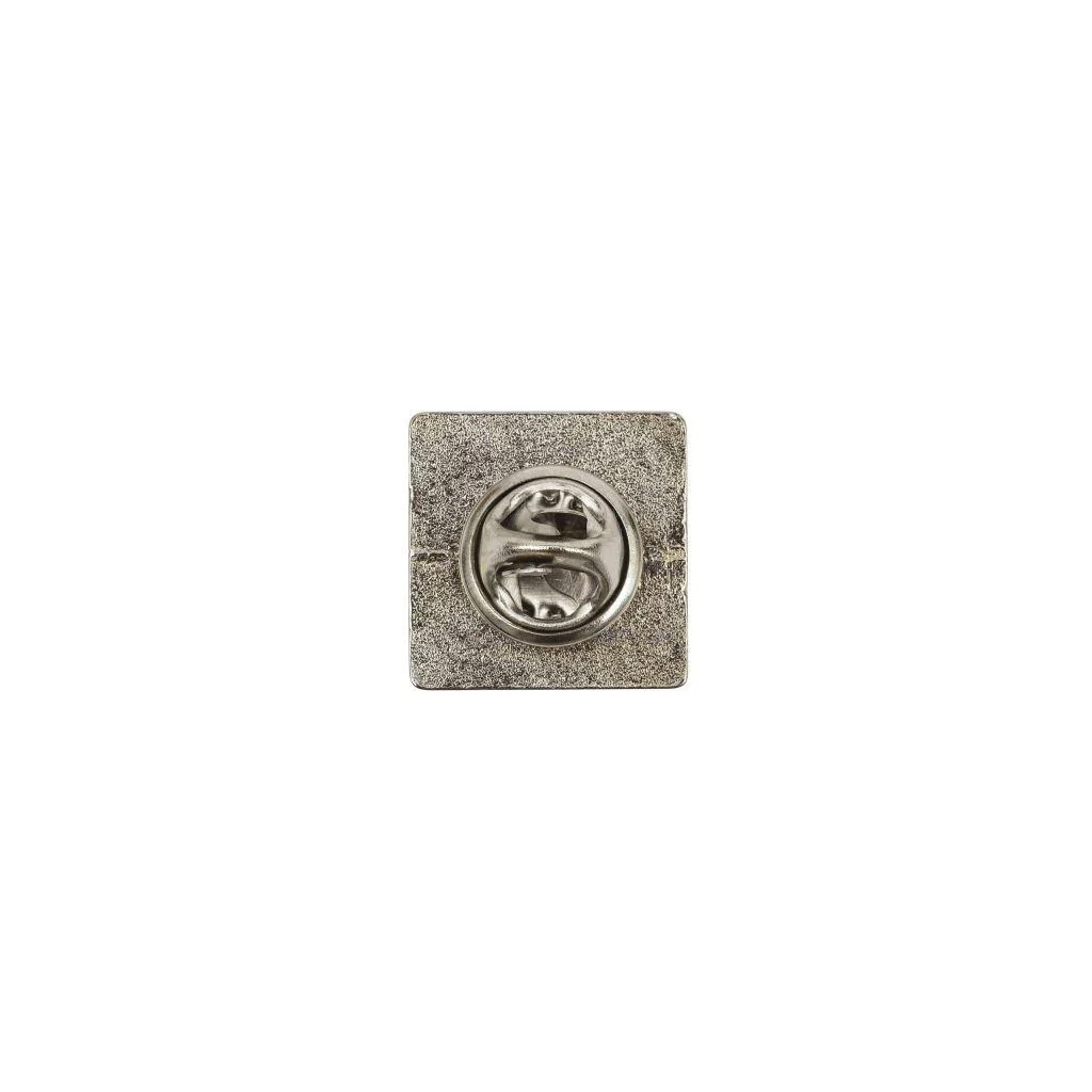 15mm Square Butterfly Pin Back Metal Blank Badge - Pack of 50 - Image 5