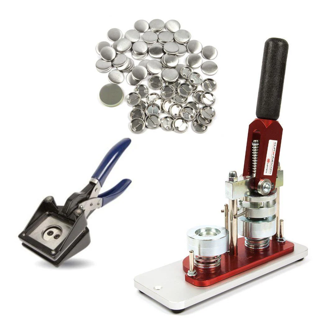 25mm Round G Series Button Pin Badge Machine - Incl 100 Pin Back Components Free of Charge - Image 2