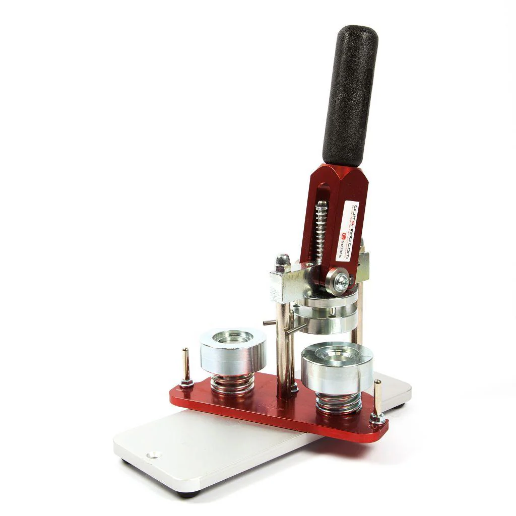 31mm Round G Series Button Pin Badge Machine - Including 100 Free Pin Back Components - Image 4