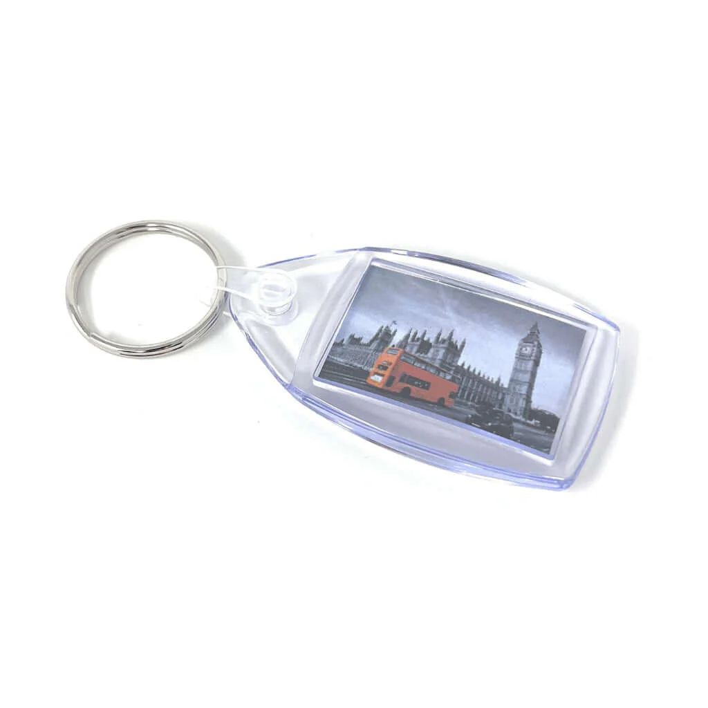34mm Clear Plastic Push Click Connector Link - Pack of 50 - Image 3