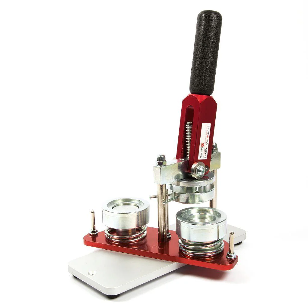 38mm Round G Series Button Pin Badge Machine - Including 100 Free Pin Back Components - Image 4