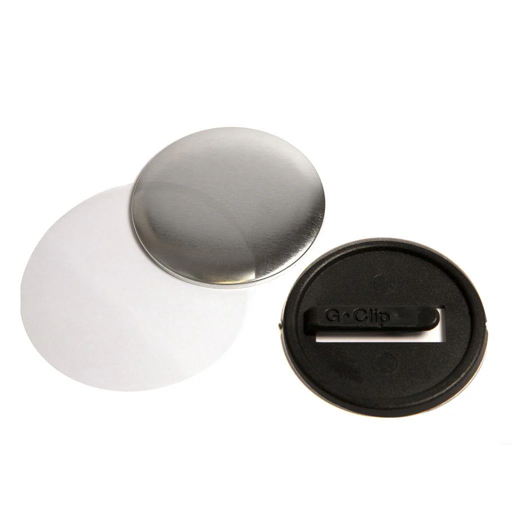 38mm Round G Series Safety Button Badge Components - Pack of 100 - Image 3