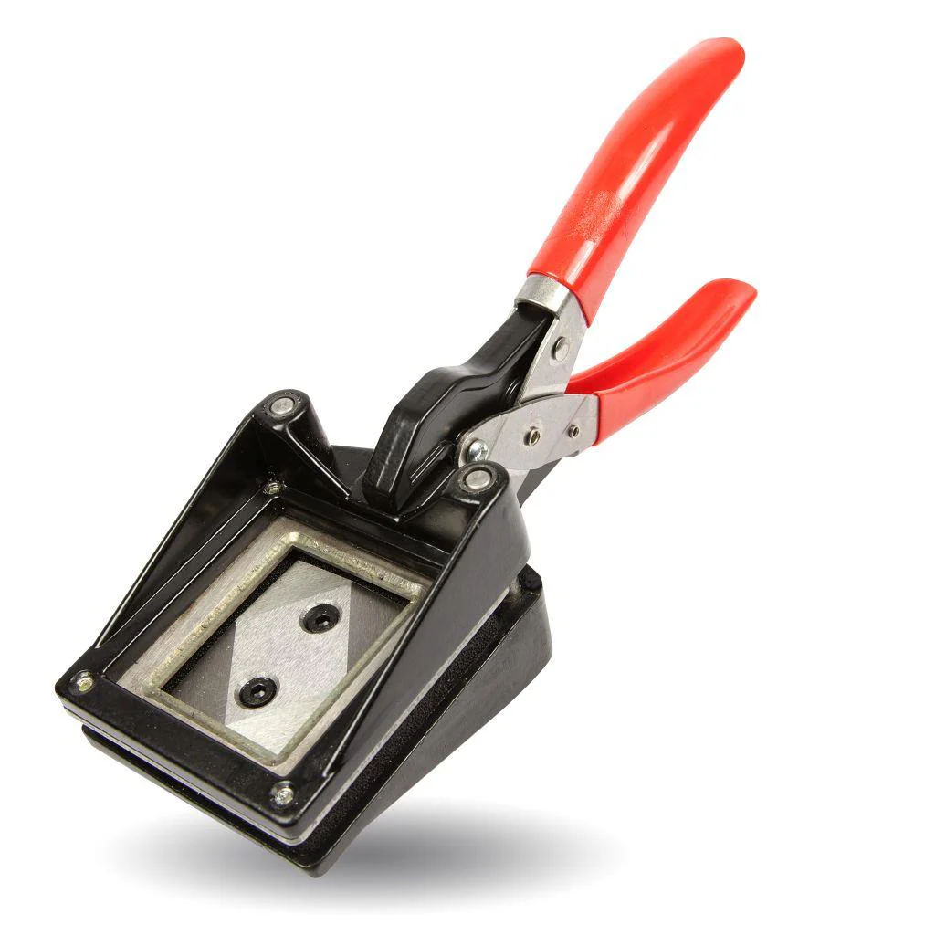 45 x 35mm Hand Held Photo ID Cutter Punch