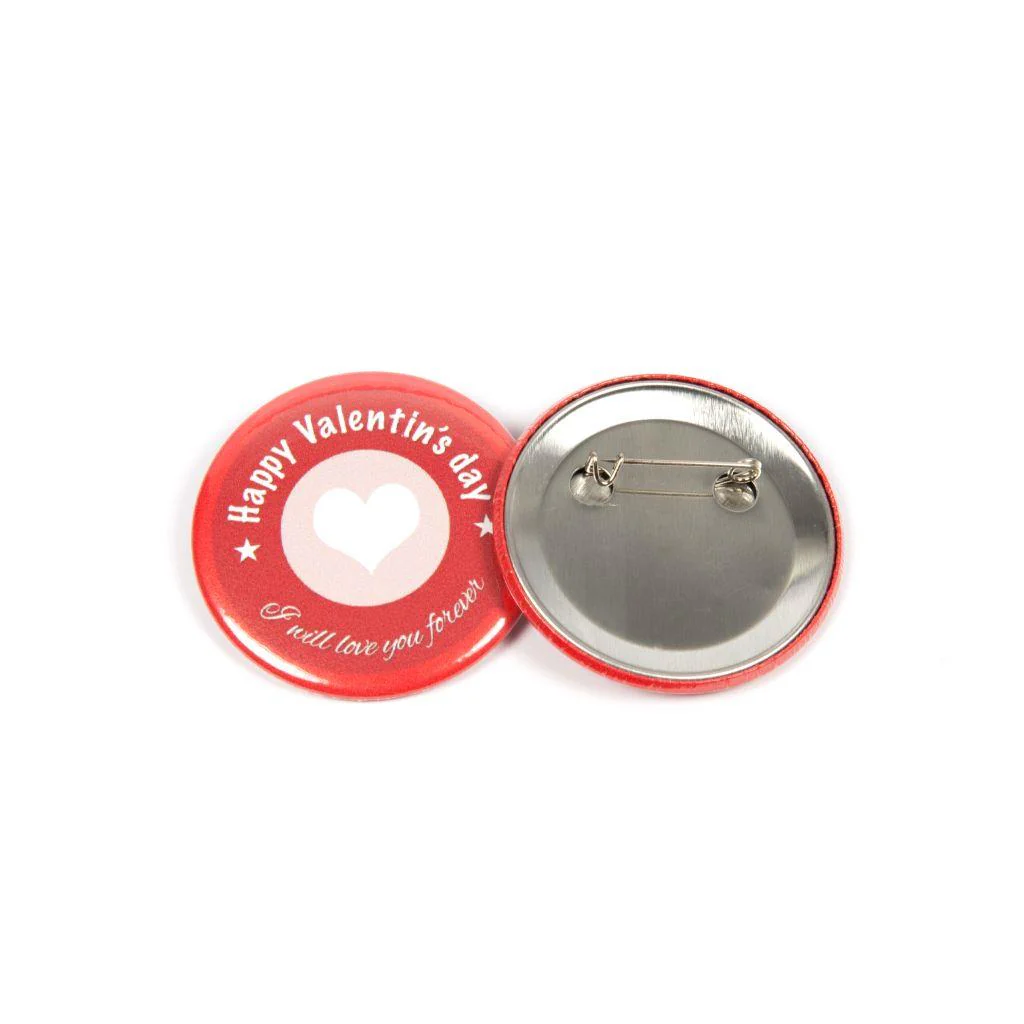 50mm Round G Series Metal Pin Back Button Badge Components - Pack of 100 - Image 4