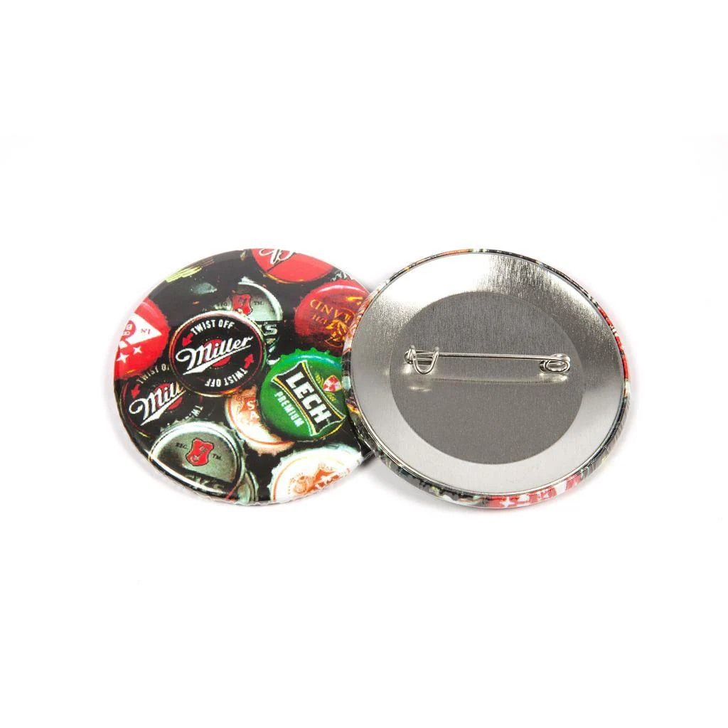 59mm Round G Series Metal Pin Back Button Badge Components - Pack of 100 - Image 4