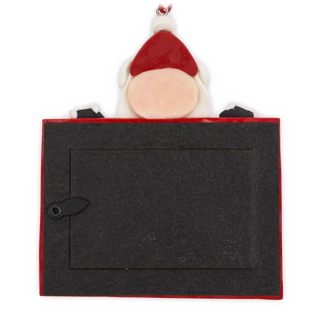 65 x 45mm Blank Father Christmas Santa Tree Ornament - Pack of 6 - Image 3