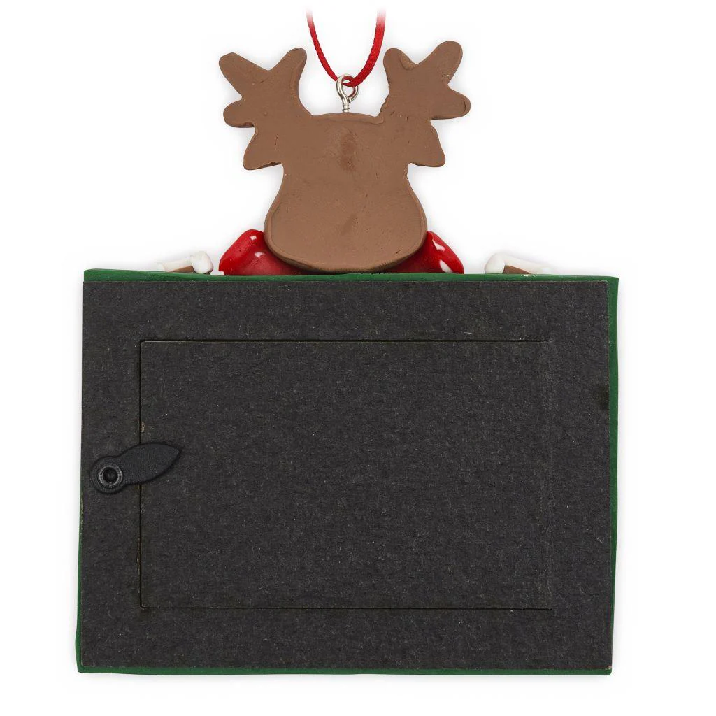 65 x 45mm Blank Reindeer Christmas Tree Ornament - Pack of 6 - Image 3