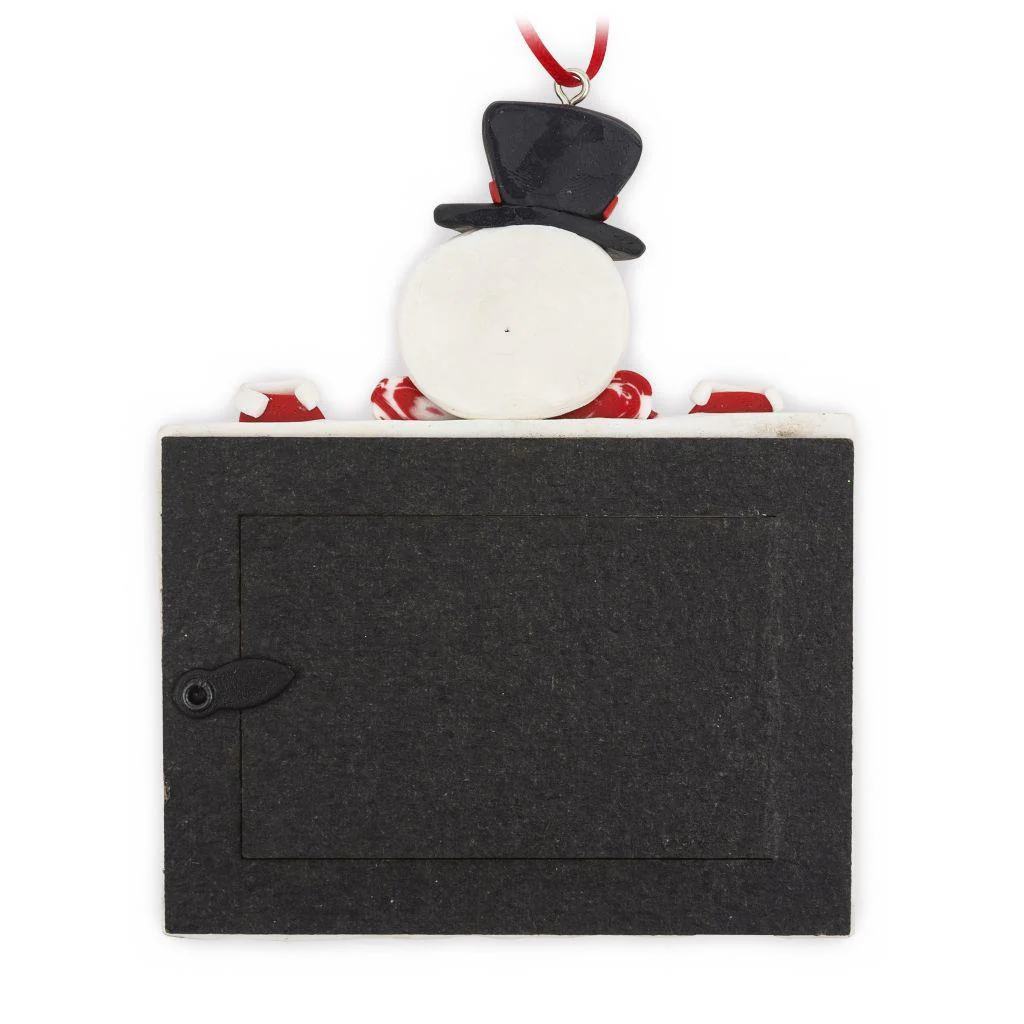 65 x 45mm Blank Snowman Christmas Tree Ornament - Pack of 6 - Image 3
