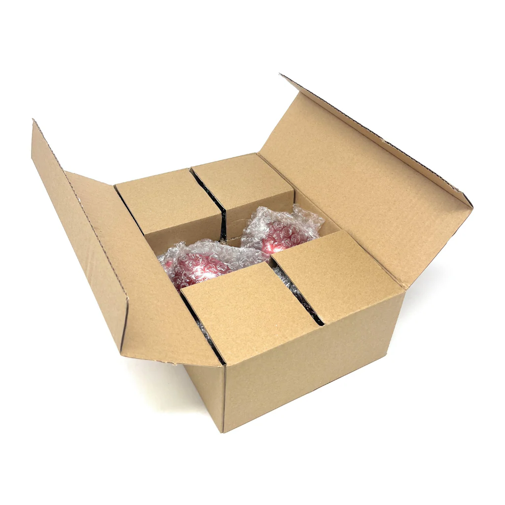 80mm Round Blank Hinged Opening Bauble With Silver Cap - Pack of 6 - Image 9