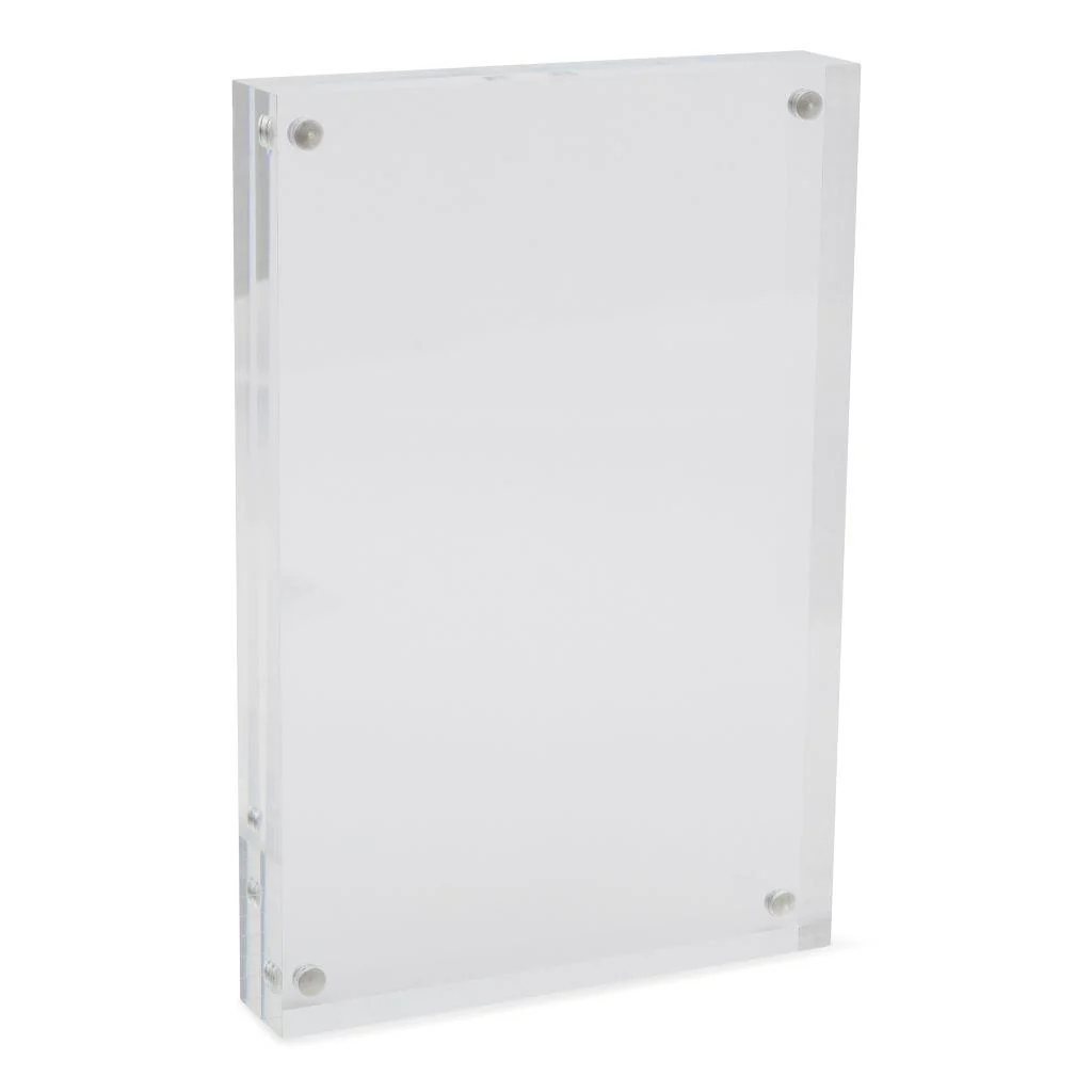 Blank Acrylic Magnetic Photo Frame Block Insert 152 x 102mm (6 x 4 inch) - Pack of 6 - Image 3