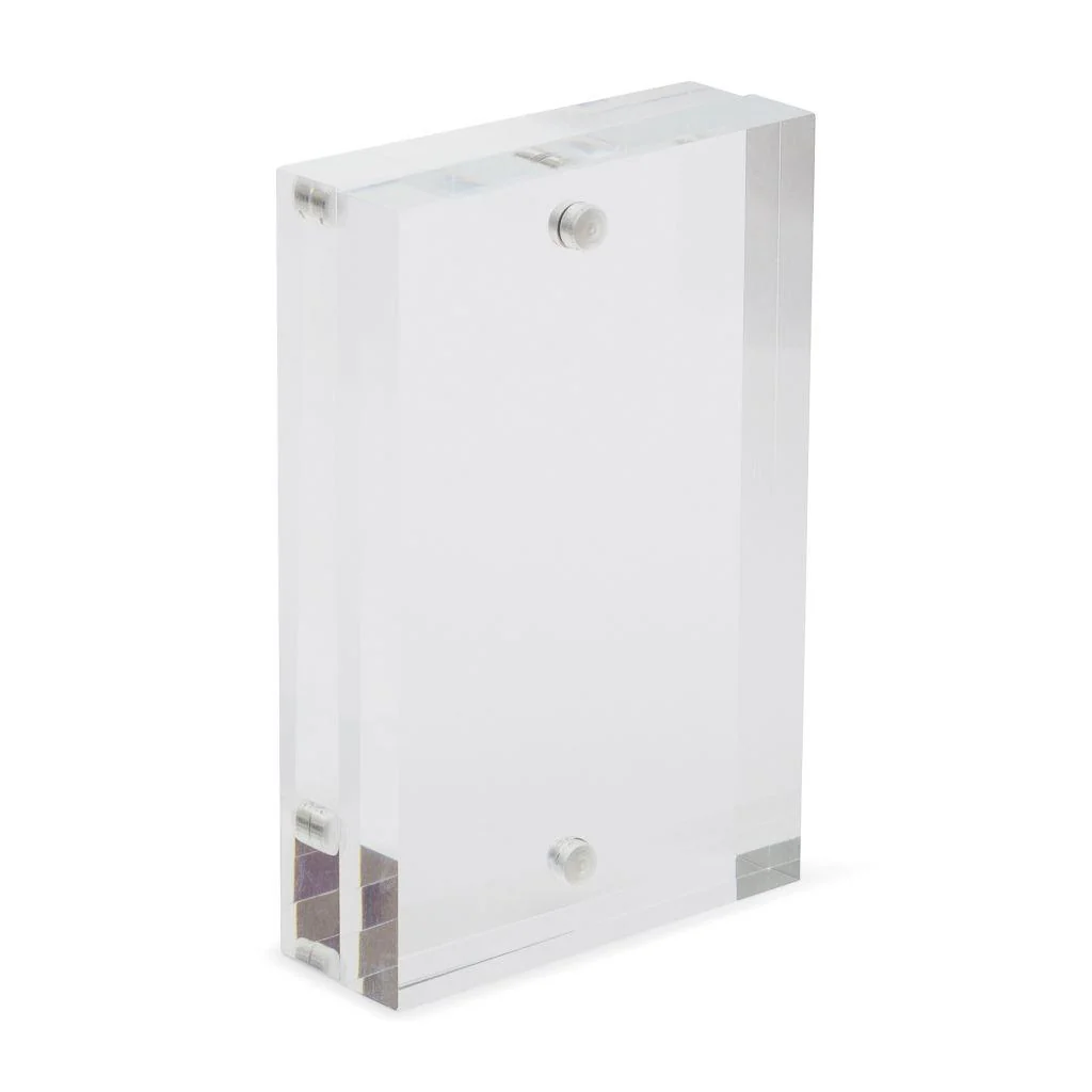 Blank Acrylic Magnetic Photo Frame Block Insert 70 x 45mm (2.7 x 1.7 inch) - Pack of 6 - Image 3