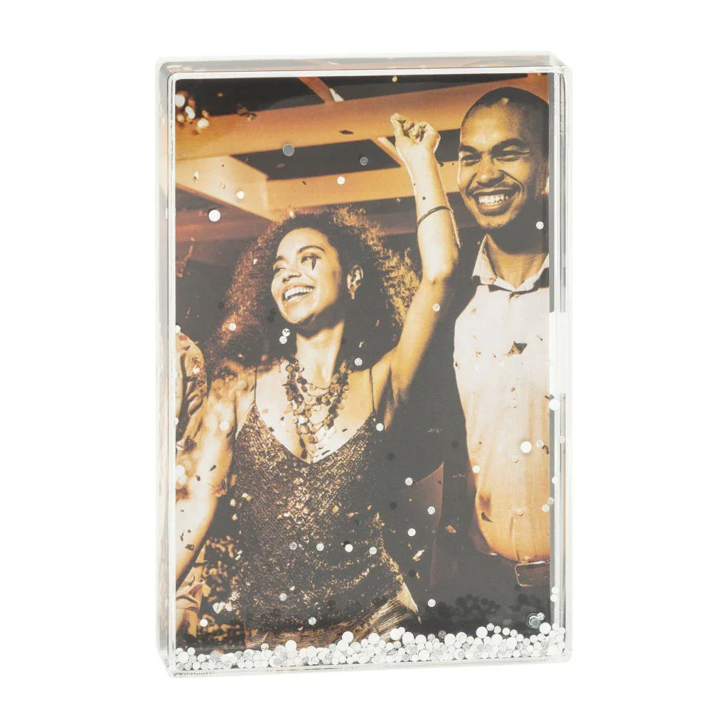 Blank Glitter Photo Block Frame Insert 152 x 102mm (6 x 4 inch) - Pack of 6 - Image 3