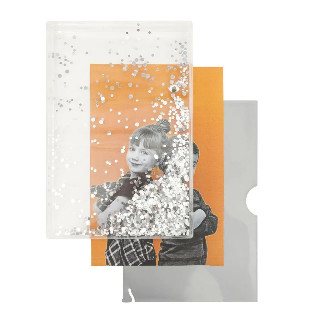Blank Glitter Photo Block Frame Insert 152 x 102mm (6 x 4 inch) - Pack of 6 - Image 5
