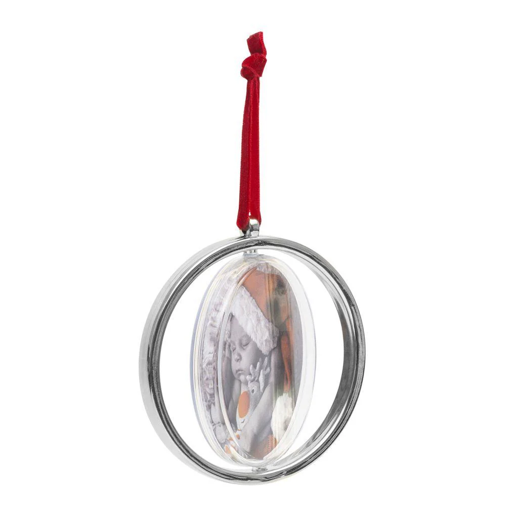 Blank Metallic Spinning Bauble Insert 70mm - Pack of 6 - Image 3