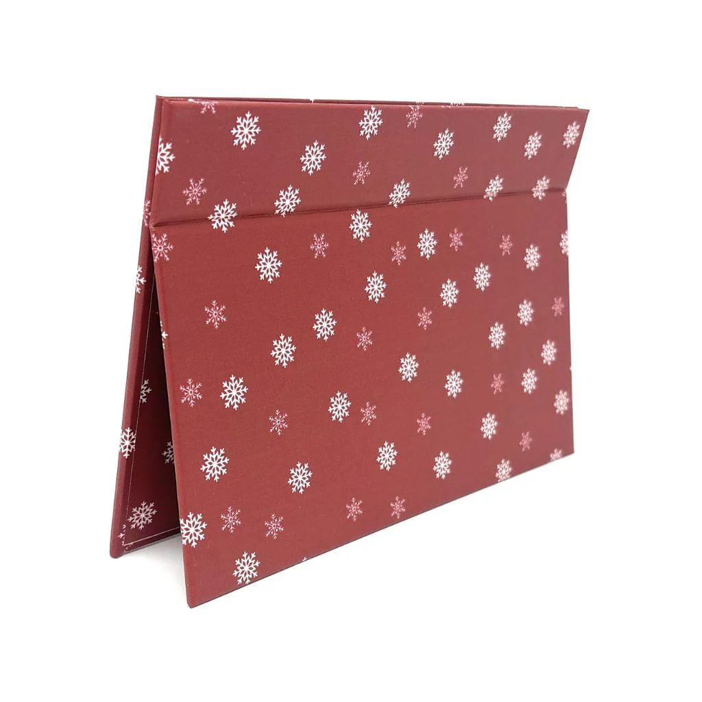 Blank Red Snowflake Magnetic Photo Frame - 152 x 102mm (6 x 4 inch photo) Blank Insert - Pack of 10 - Image 3
