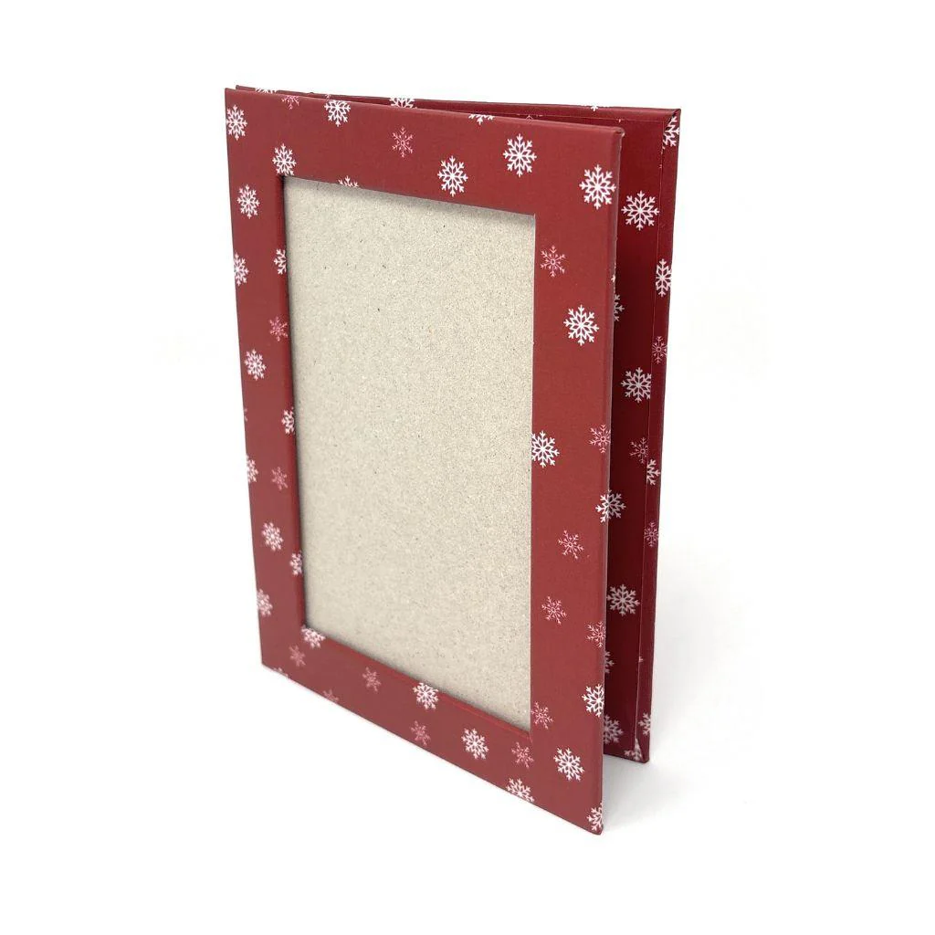 Blank Red Snowflake Magnetic Photo Frame - 152 x 102mm (6 x 4 inch photo) Blank Insert - Pack of 10 - Image 5