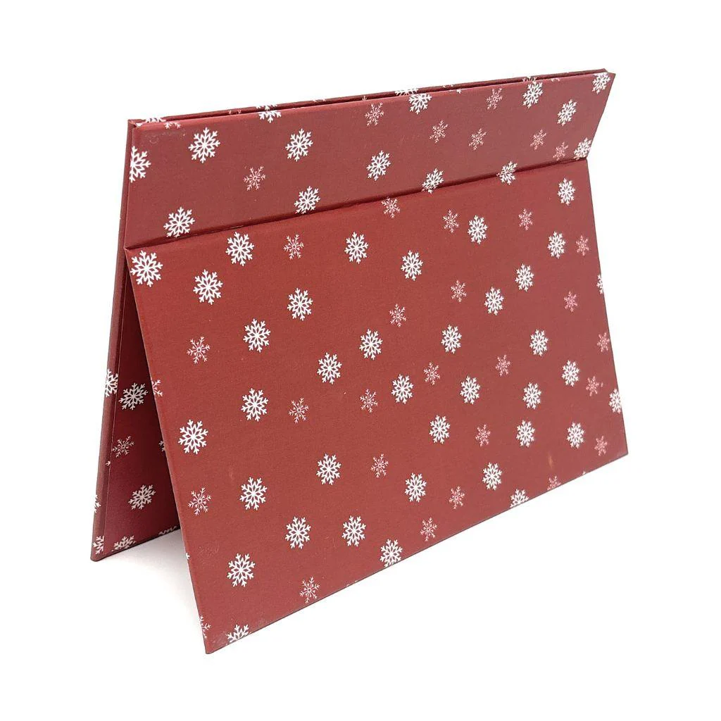 Blank Red Snowflake Magnetic Photo Frame - 178 x 127mm (7 x 5 inch photo) Blank Insert - Pack of 10 - Image 3
