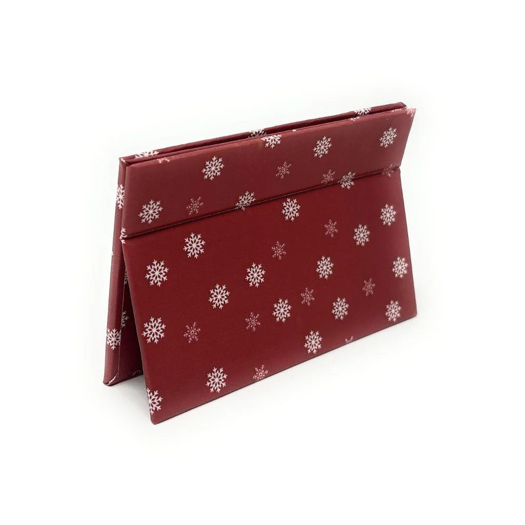 Blank Red Snowflake Magnetic Photo Frame - 90 x 60mm Blank Insert - Pack of 10 - Image 3