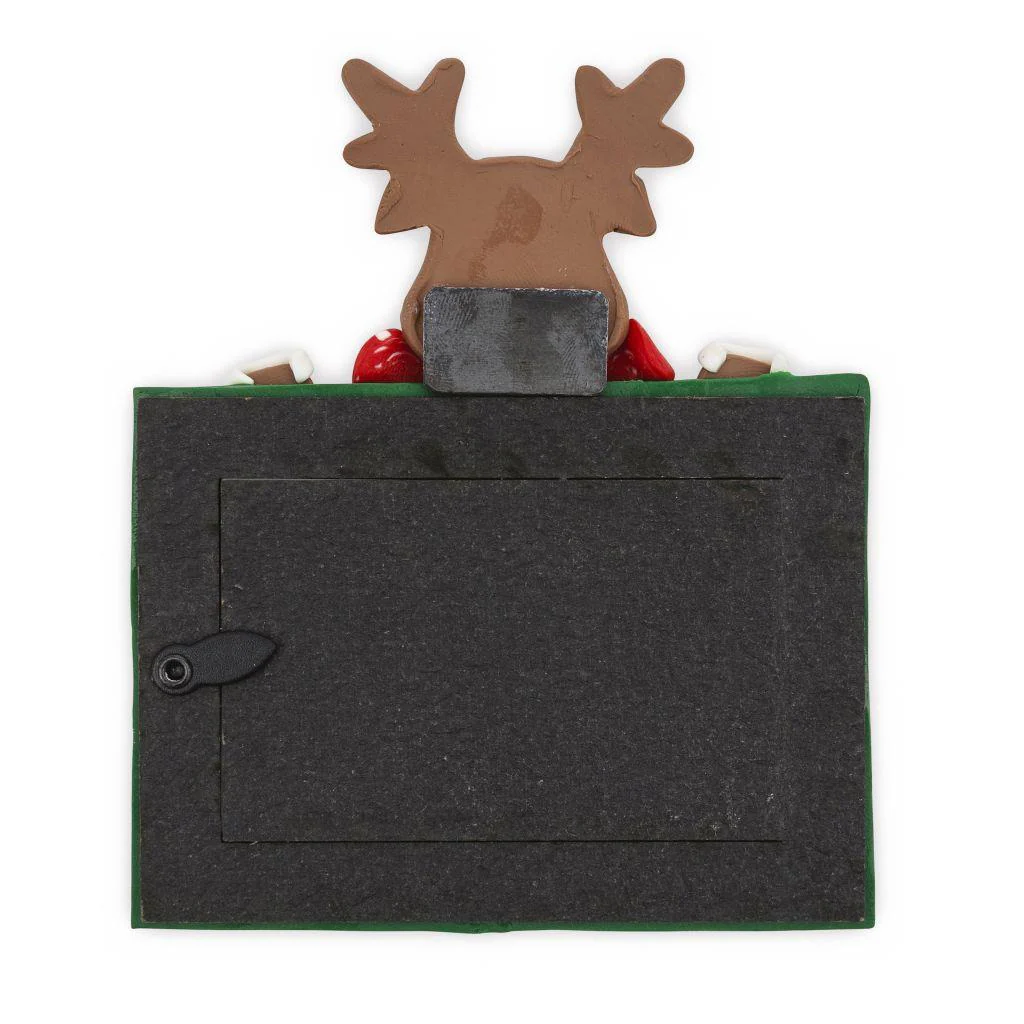 Blank Reindeer Christmas Fridge Magnet Insert Size 70 x 45mm - Pack of 6 - Image 3