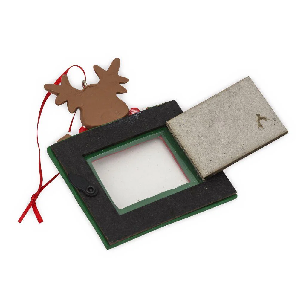 Blank Reindeer Christmas Tree Ornament Insert Size 45 x 35mm - Pack of 6 - Image 4