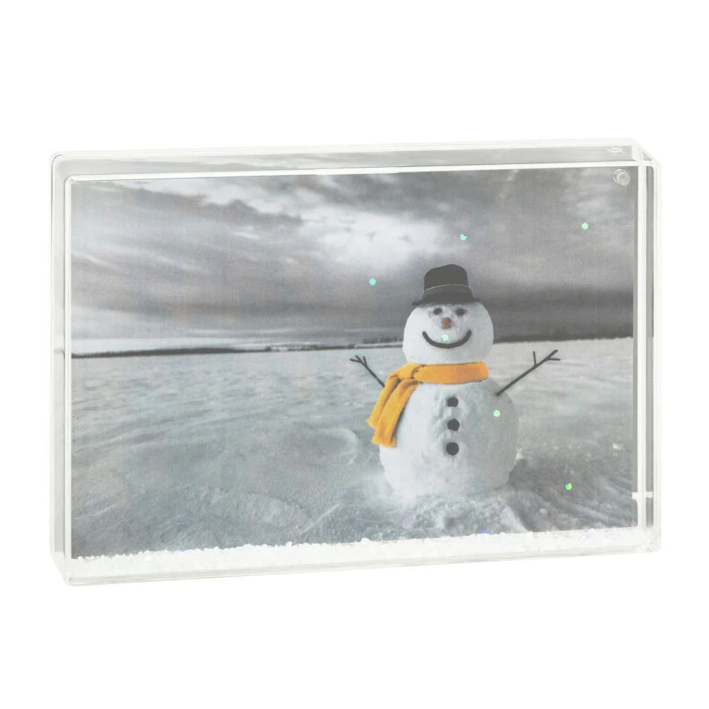 Blank Snow Frame Photo Block Insert 152 x 102mm (6 x 4 inch) - Pack of 6 - Image 3
