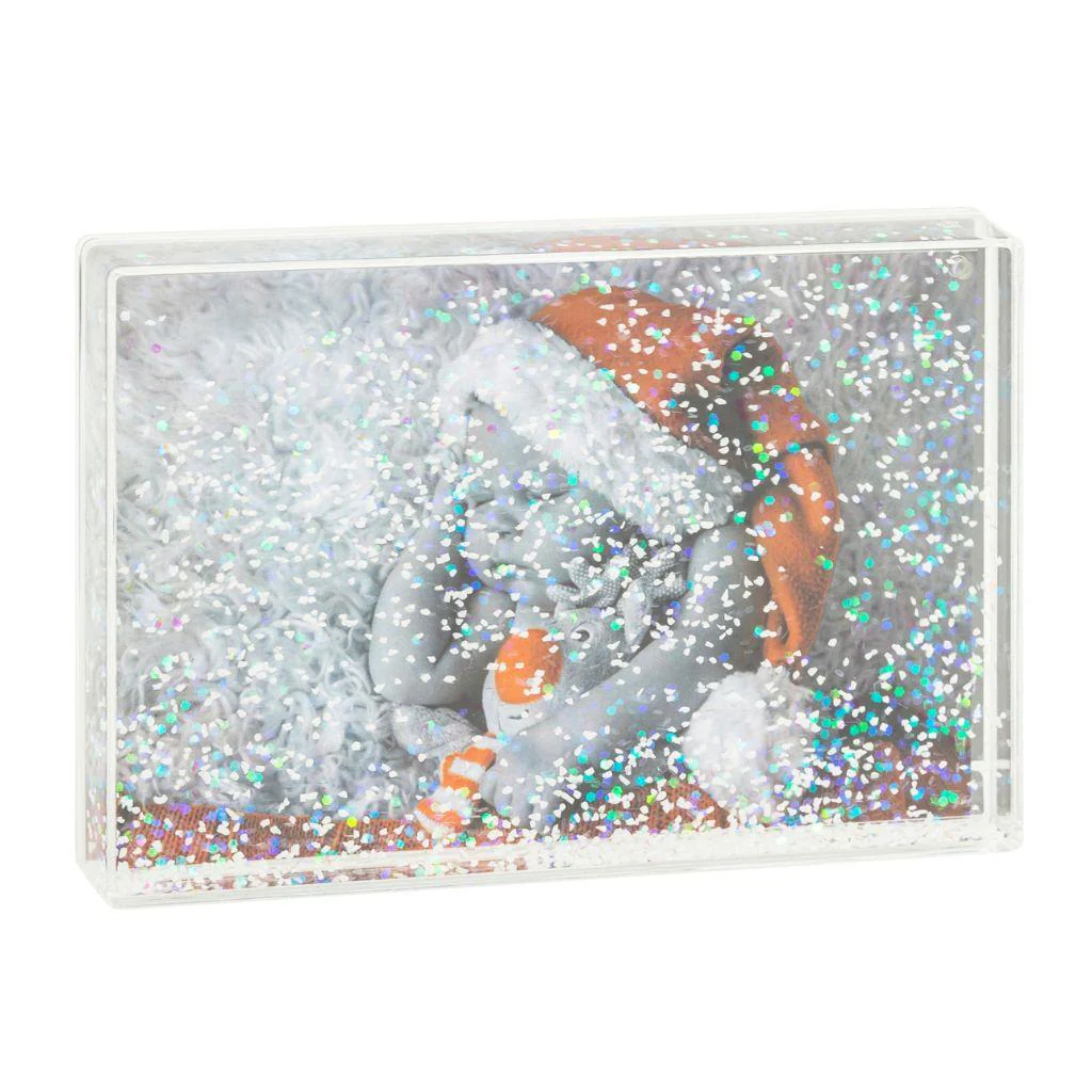 Blank Snow Frame Photo Block Insert 178 x 127mm (7 x 5 inch) - Pack of 6