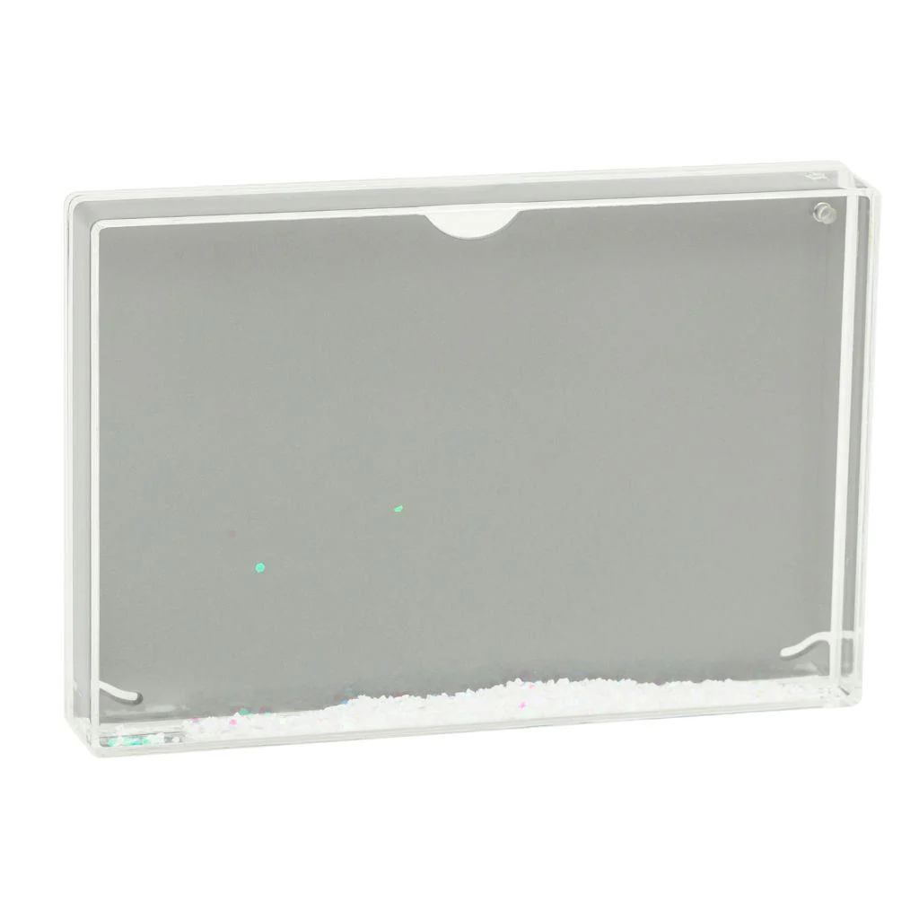Blank Snow Frame Photo Block Insert 178 x 127mm (7 x 5 inch) - Pack of 6 - Image 2