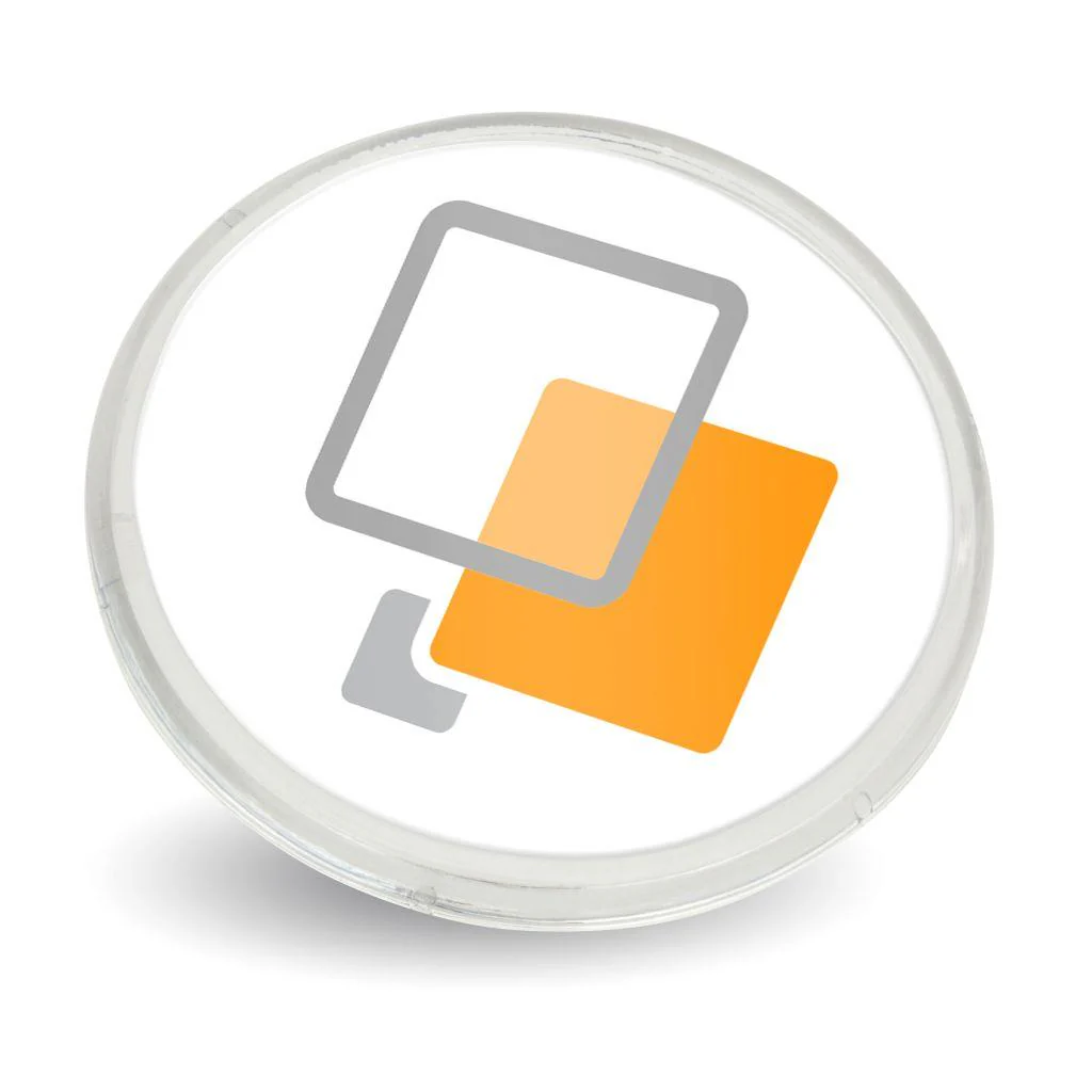 CR02 Round Blank Plastic Photo Insert Coaster - 80mm - Pack of 10 - Image 3