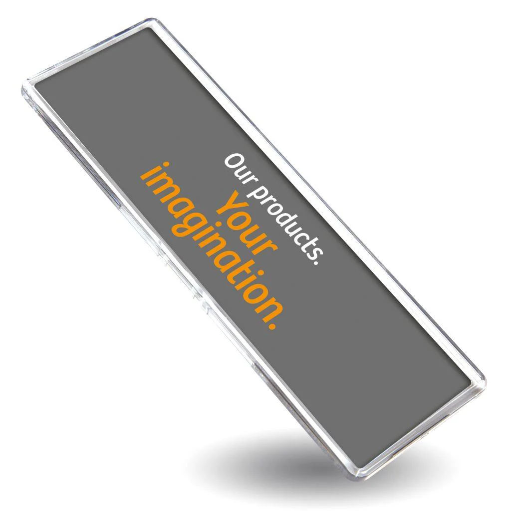 FW02 Panoramic Blank Plastic Photo Insert Fridge Magnet - 141 x 45mm - Pack of 50 - Image 3