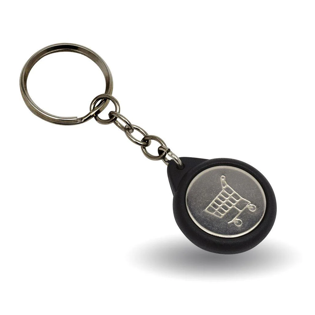 G Series 25mm Badge Keyring With Trolley Coin - Pack of 100 - Image 3