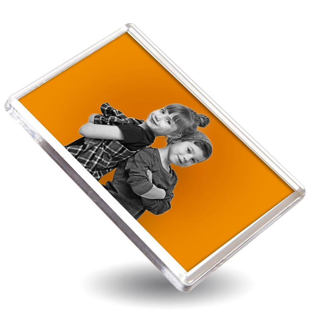 Jumbo Rectangular Blank Plastic Photo Insert Fridge Magnet - 90 x 60mm - Individually Bagged - Pack of 10 - Image 3