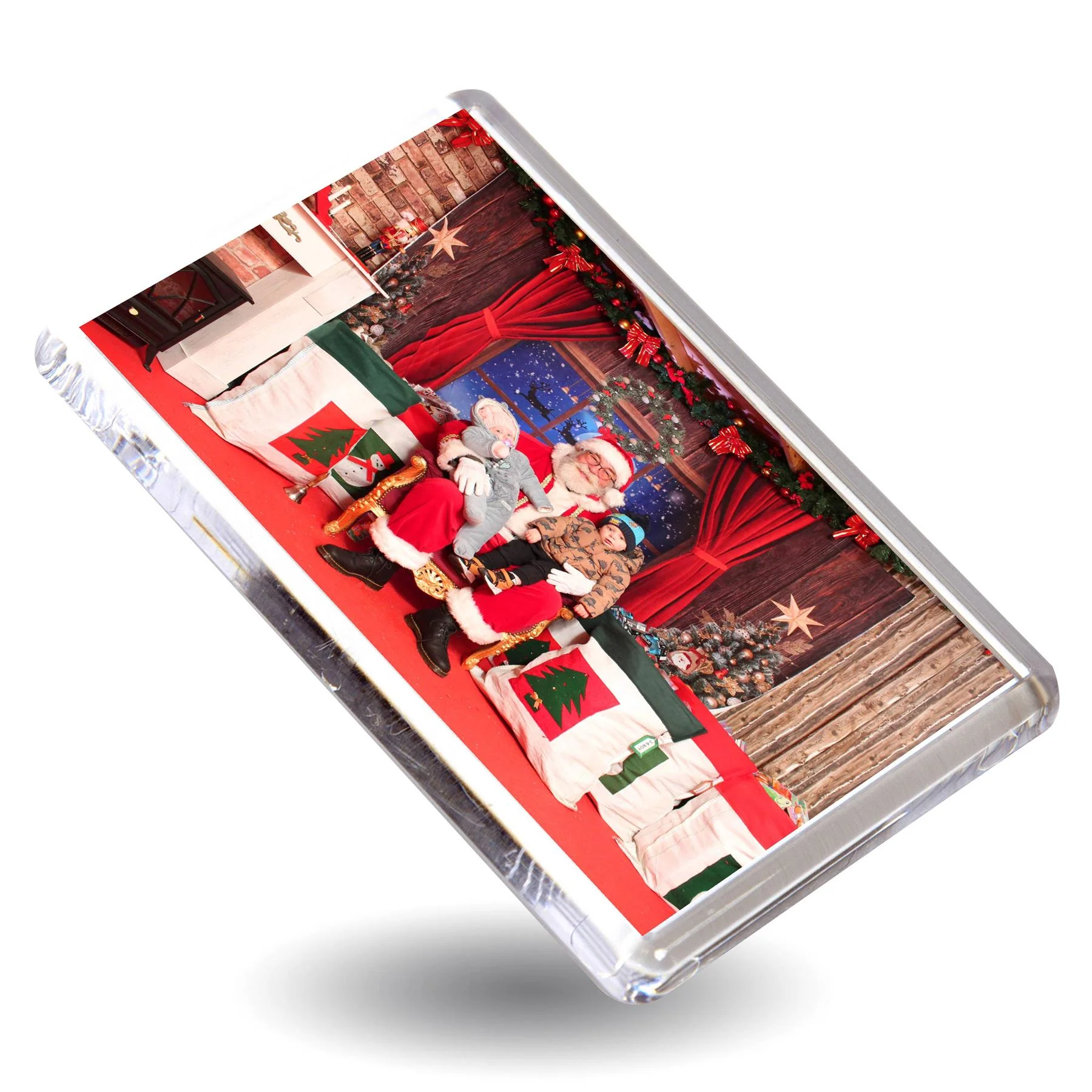 L4 Rectangular Blank Plastic Photo Insert Fridge Magnet - 70 x 45mm - Pack of 50 - Image 4