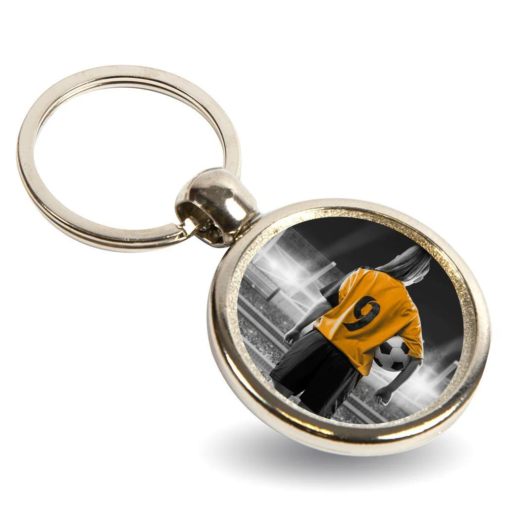 MGF Golf Round Blank Metal Photo Insert Keyring - 30mm - Pack of 10 - Image 4