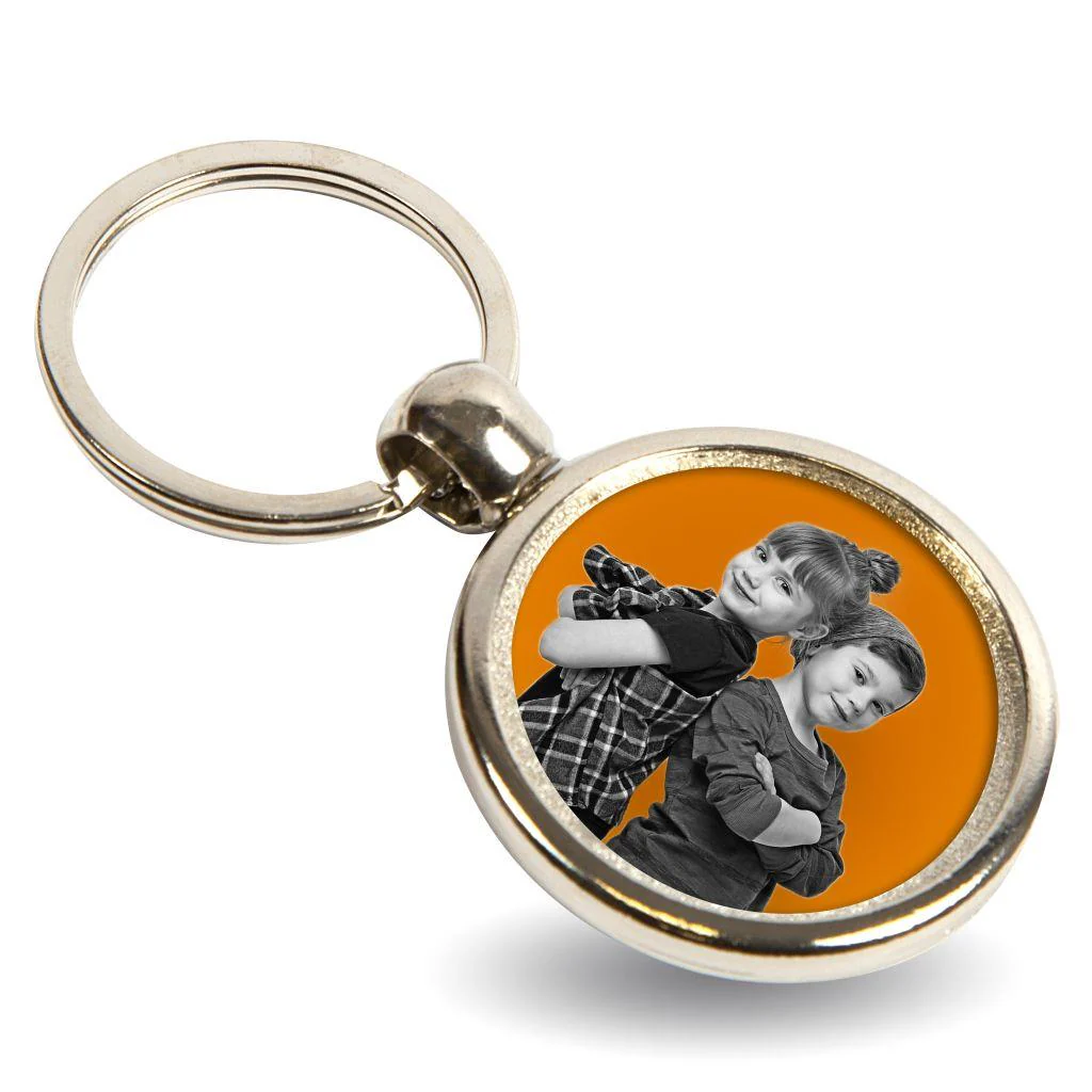 MGF Golf Round Blank Metal Photo Insert Keyring - 30mm - Pack of 10 - Image 6