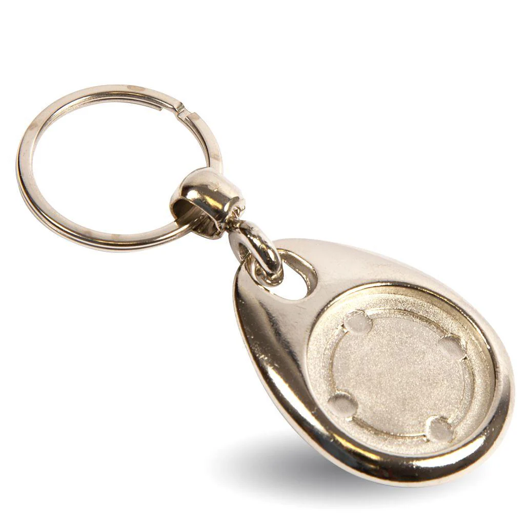 MH-25 Single or Double-Sided Round Blank Metal Photo Insert Keyring - 25mm - Pack of 10 - Image 2