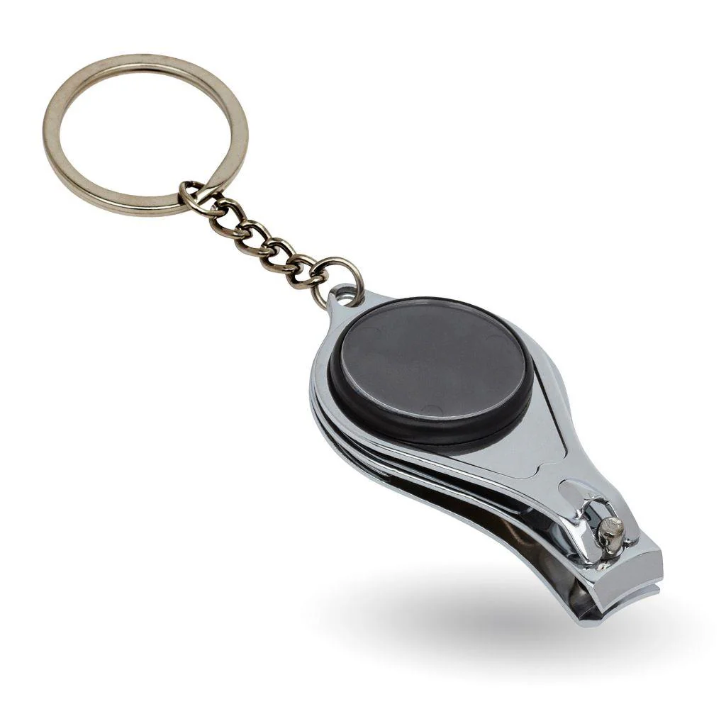 Multi 3 Round Blank Metal Photo Insert Keyring - 25mm Insert Holder - Pack of 10 - Image 3