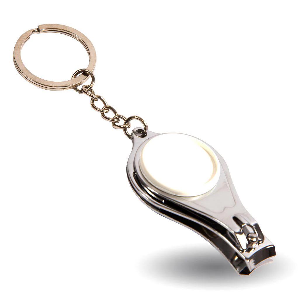 Multi 3 Round Blank Metal Photo Insert Keyring - 25mm Insert Holder - Pack of 10 - Image 4