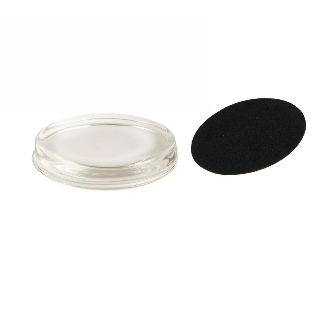 Oval 100 x 70mm Glass Paperweight + felt base - Insert Size 93 x 60mm - Pack of 6 - Image 4