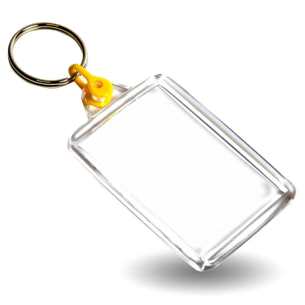 Small Volume - 50 x 35mm Blank Acrylic Photo Insert Keyring - Image 5