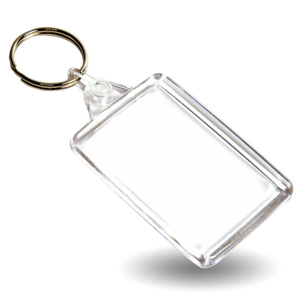 Small Volume - 50 x 35mm Blank Acrylic Photo Insert Keyring - Image 6