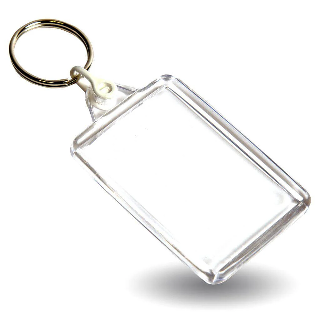 Small Volume - 50 x 35mm Blank Acrylic Photo Insert Keyring - Image 7