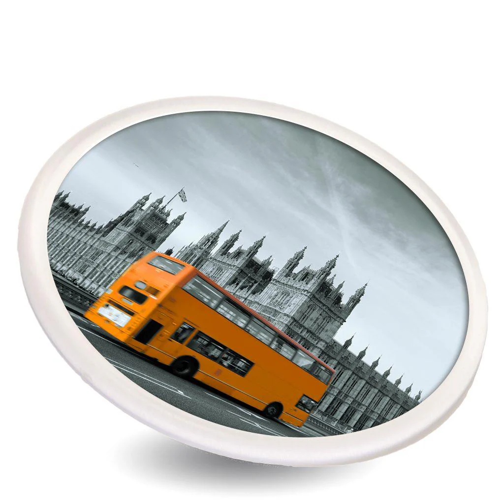 V1 Round Blank Plastic Photo Insert Coaster - 90mm - Pack of 10 - Image 3